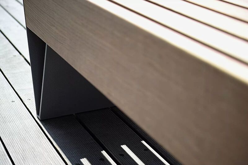 Detail: Holzbelattung