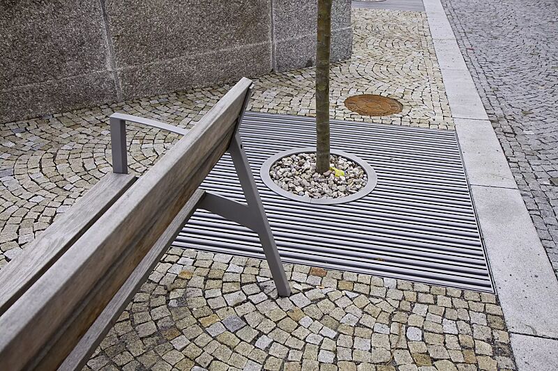 Baumschutzrost ARBOTTURA, quadratisch, ohne Baumschutzgitter