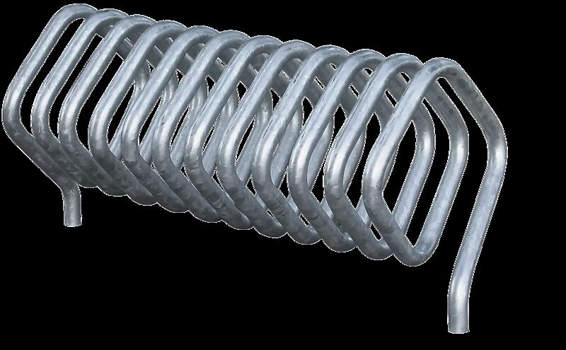 Fahrradständer QUADRA zum Einbetonieren, feuerverzinkt