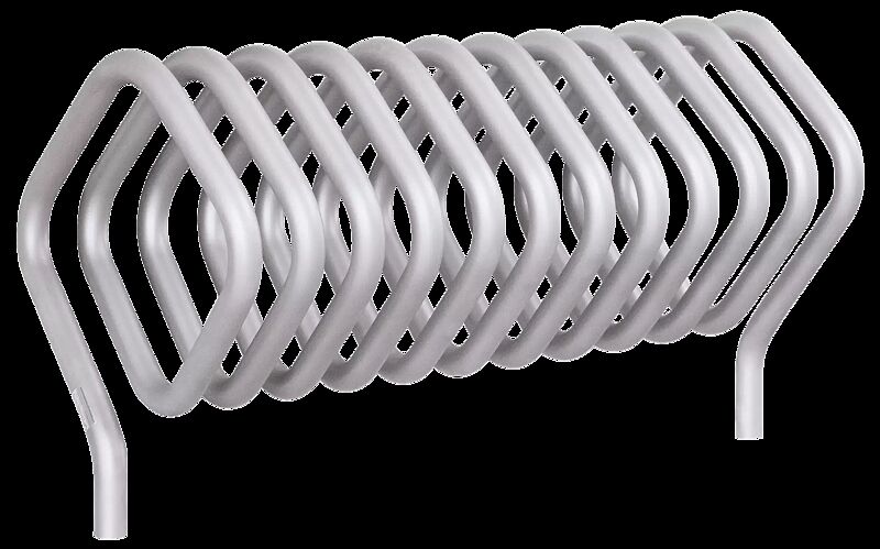 Fahrradständer QUADRA zum Einbetonieren, aus Edelstahl