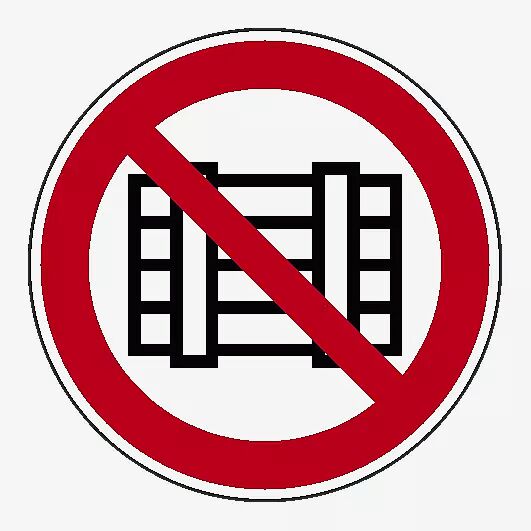 Schild - Nichts abstellen oder lagern Unser Beitrag für Ihre Sicherheit!