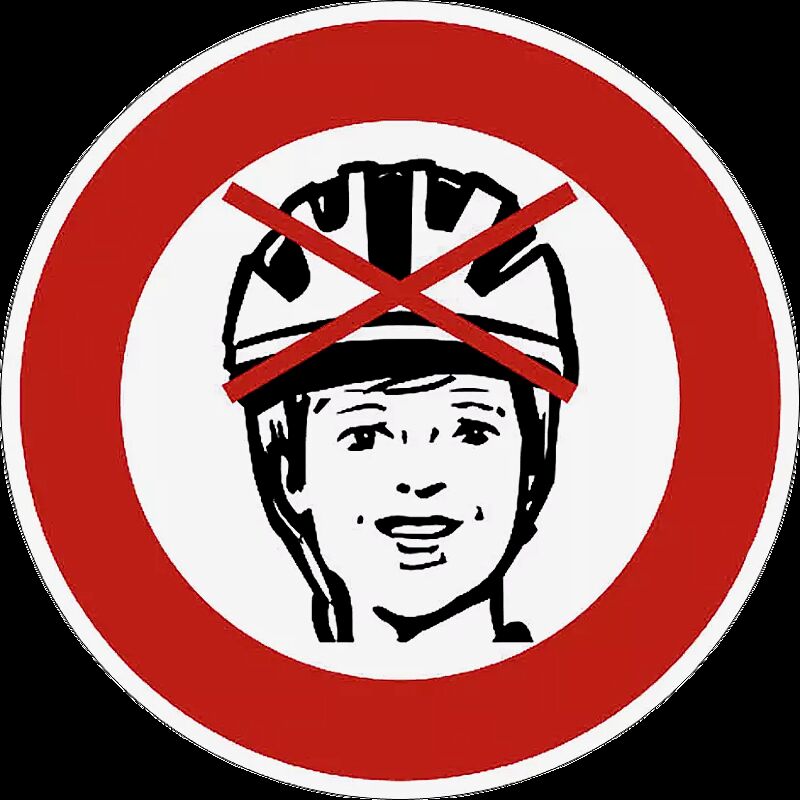 Schild: "Spielgeräte mit Helm ..." Ø 420 mm