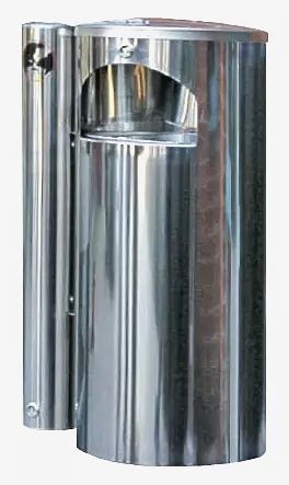 Abfallbehälter FINTWIN aus Edelstahl