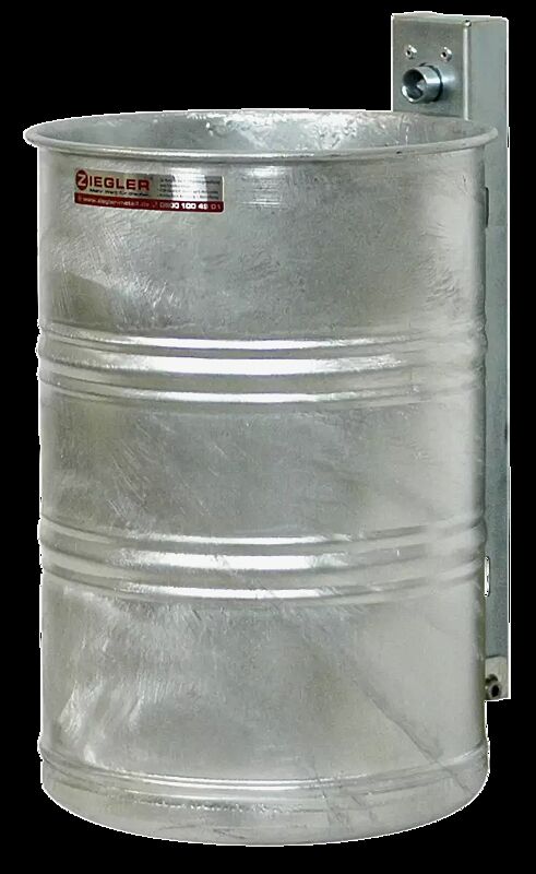 Abfallbehälter NOSTALGIA, Vollblech, feuerverzinkt