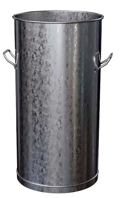 Mülltonne ROSARIO, ohne Deckel, 100 Liter, feuerverzinkt