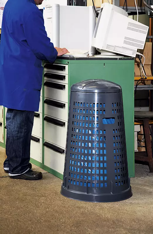 Korb-Abfallbehälter NALEDI aus Kunststoff