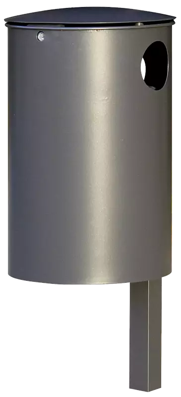 Abfallbehälter LEPELE, in DB 703 eisenglimmer