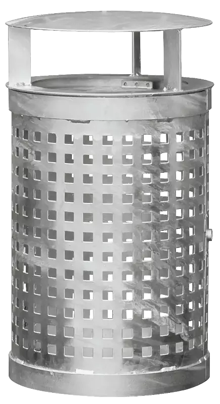 Abfallbehälter NIGEL, feuerverzinkt