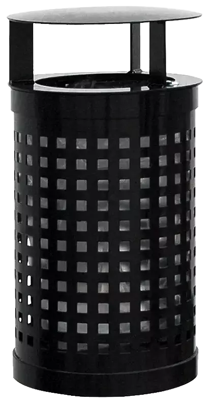 Abfallbehälter NIGEL aus Stahl