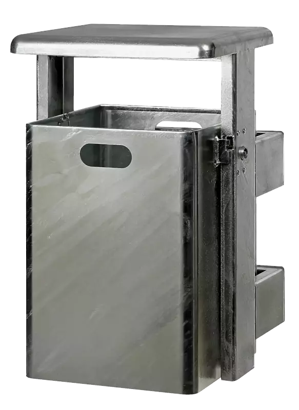 Abfallbehälter STRATFORD, ohne Ascher, feuerverzinkt