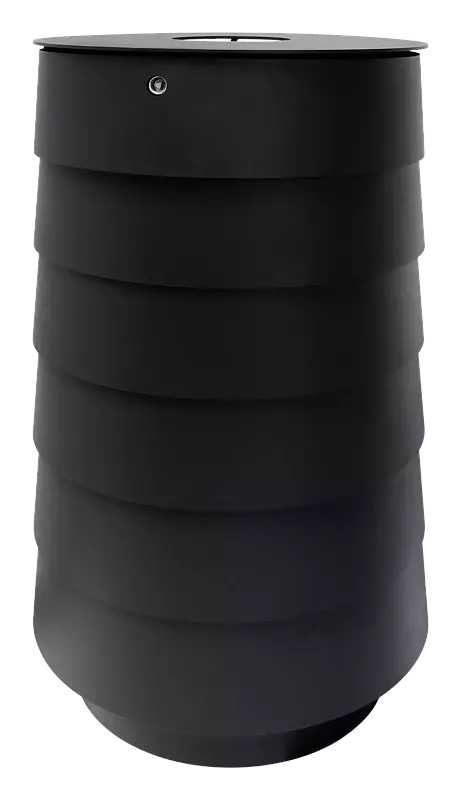 Abfallbehälter COLDEN ohne Ascher, in RAL 7016 anthrazitgrau