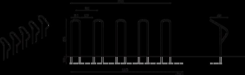 143.009/reihenanlehnbuegel-largo-einseitig-5-stellplaetze-feuerverzinkt__shoKAT0072170