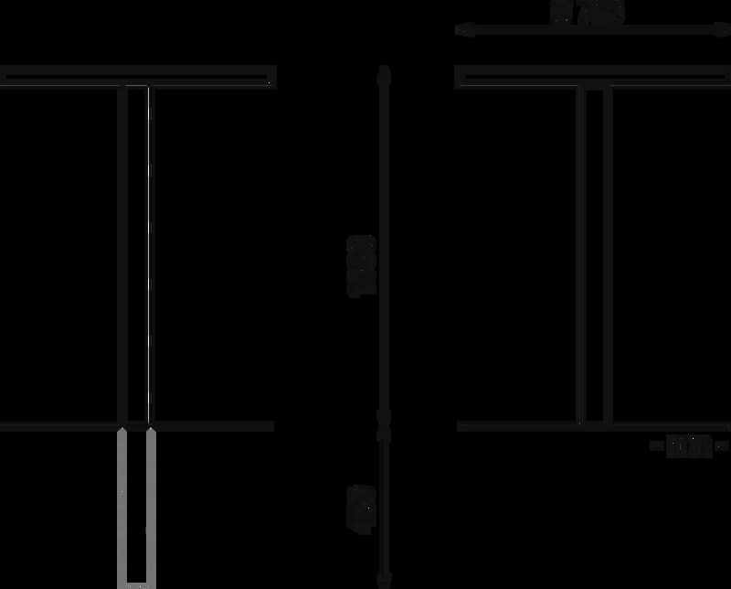 Tisch FJORDPARK mit Holzbelattung FSC® 100%-zert. Mahagoni