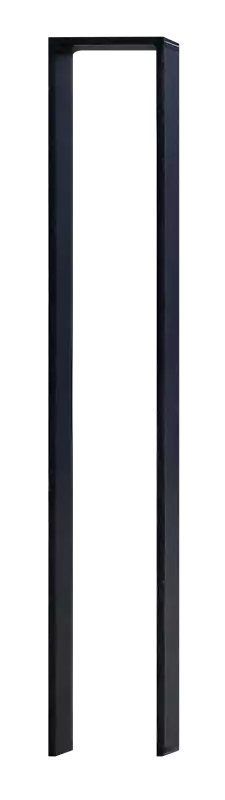 Anlehnbügel LOWELL, zum Einbetonieren, in RAL 5011 stahlblau