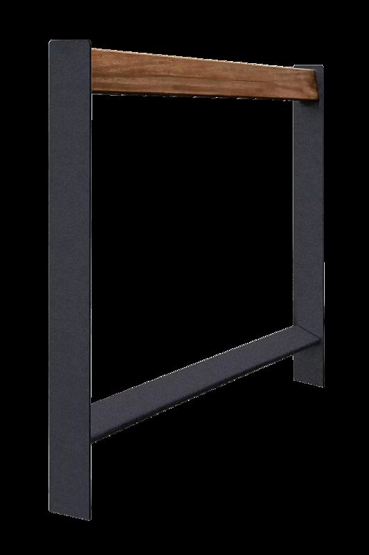 Ampeltrittbrett BORCH, Breite 1400 mm, in RAL 7016 anthrazitgrau