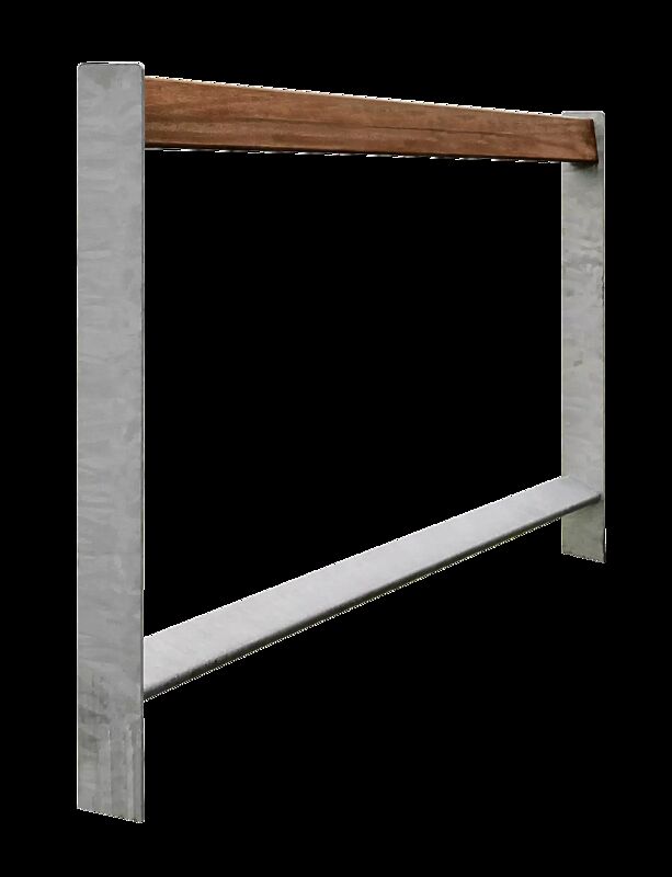 Ampeltrittbrett BORCH, Breite 1800 mm, feuerverzinkt