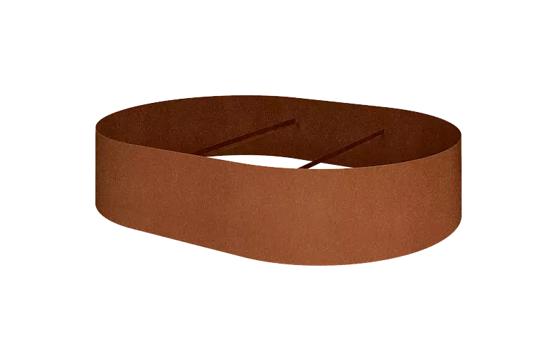 Pflanzbehälter MICROHAVEN aus Cortenstahl