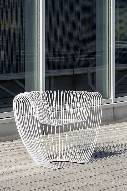 Sitz BUBBLE in RAL 9010 reinweiß