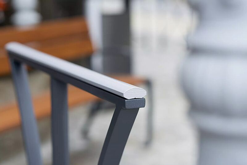 Detail: Aluminiumleiste