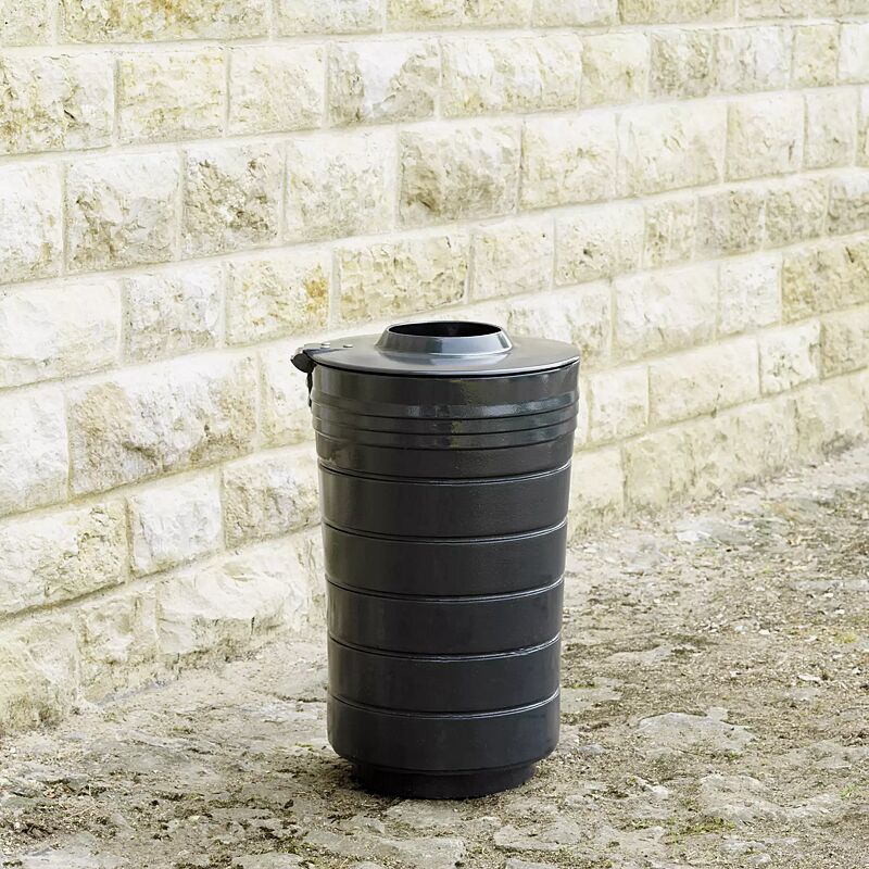 Abfallbehälter VESTA aus Aluminiumguss