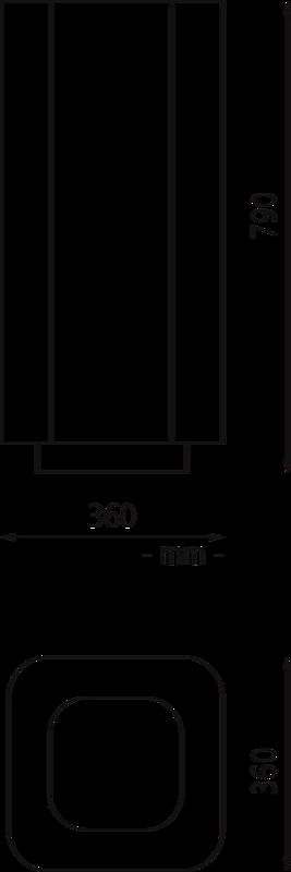 Abfallsackhalter PAOSA  mit HPL