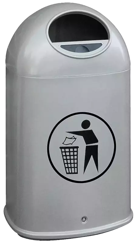 Abfallbehälter STAFFORD aus Stahl