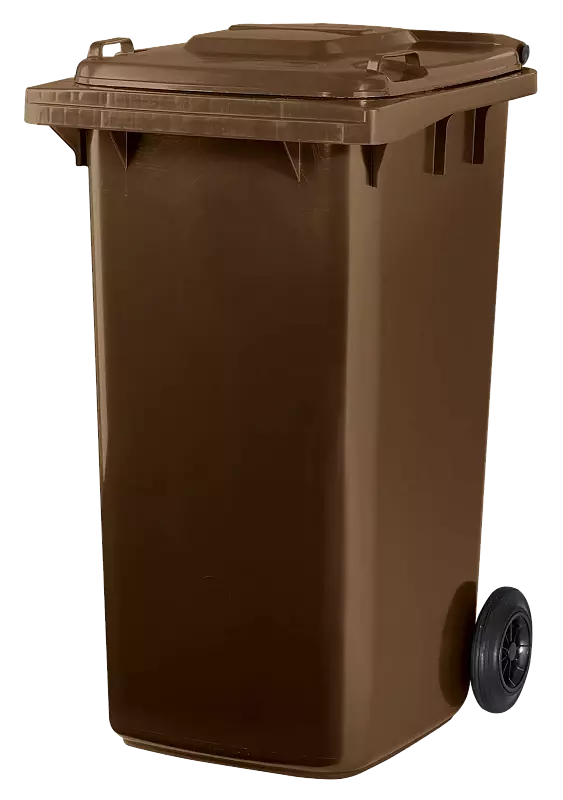 Mülltonne LANUS, 240-Liter, in braun