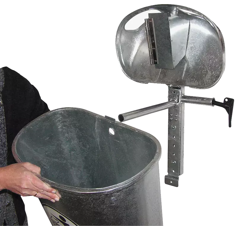 Detail: Entleerung Abfallbehälter