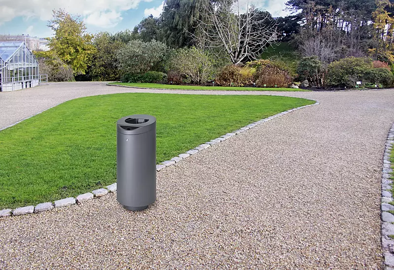 Abfallbehälter SALMON ohne Schutzdach