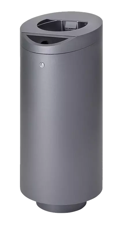 Abfallbehälter SALMON ohne Schutzdach