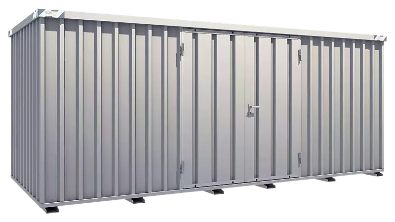 Materialcontainer BOSVILLE, Modell 5, Doppelflügeltür an Längsseite