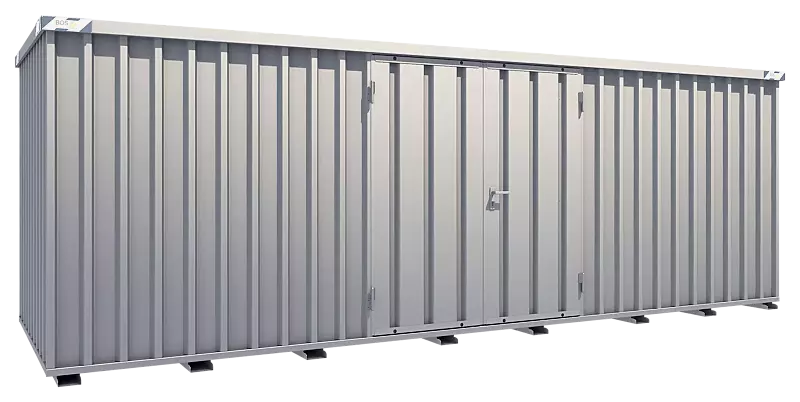 Materialcontainer BOSVILLE, Modell 6, Doppelflügeltür an Längsseite