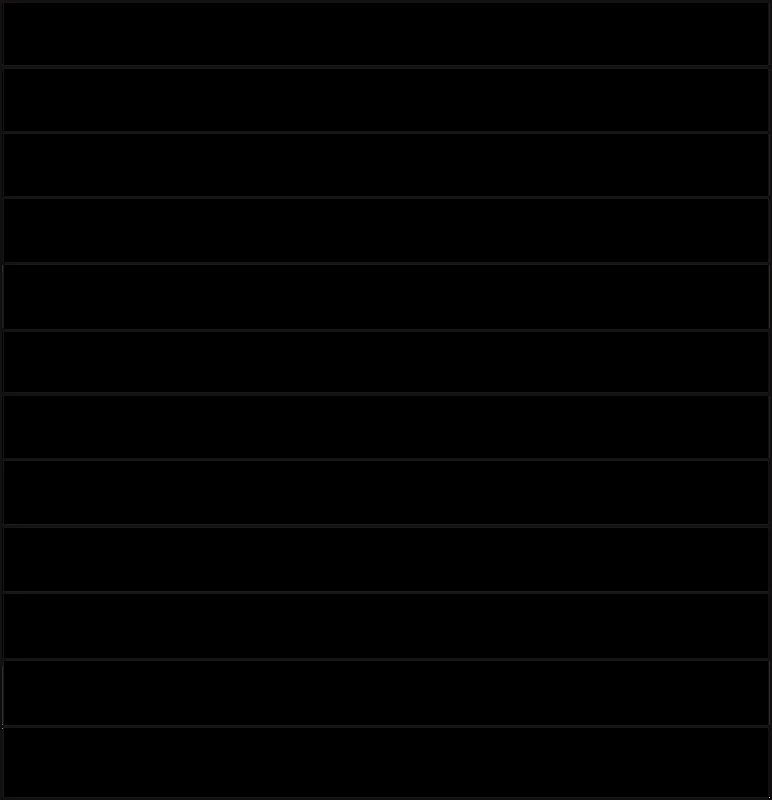 WPC-Wandelement, Wandelement bestehend aus 11 Nut-Feder-Profilen, einem Abschlussprofil ohne Feder und einer Unterbauleiste