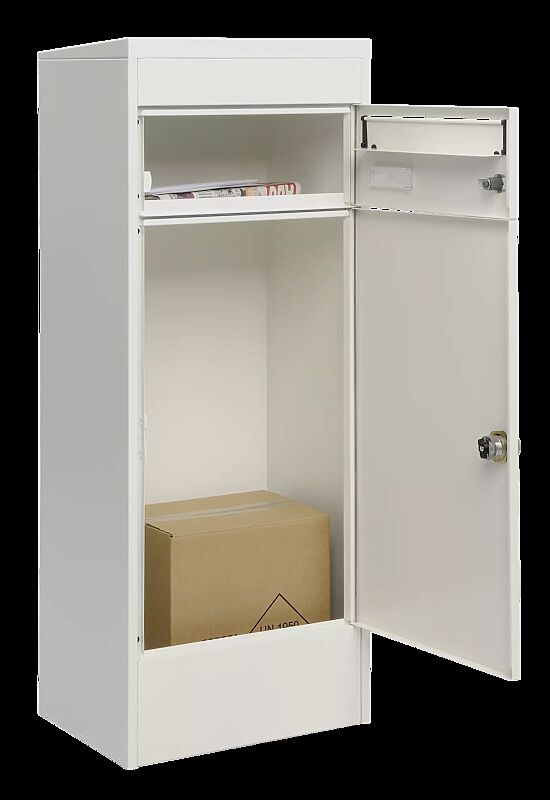 Brief- und Paketkasten CIRON in reinweiß semimatt