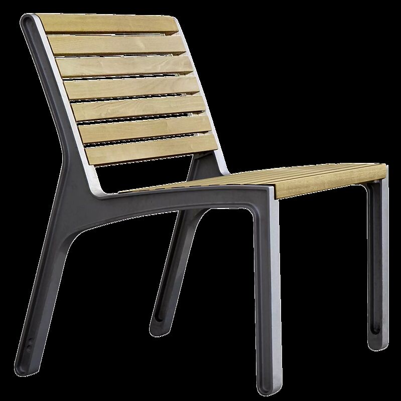 Sitz MIELA mit schmaler Robinienholzbelattung