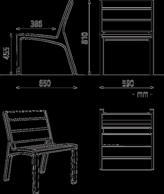 Sitz MIELA mit Rückenlehne
