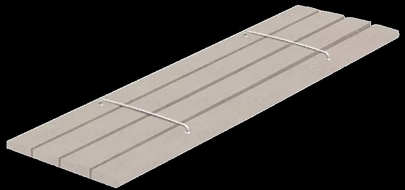 Einzelelement VERA SOLO mit Resysta®-Belattung, lasiert in natur, gerade, Sitzauflage mit Edelstahlstreben unterteilt