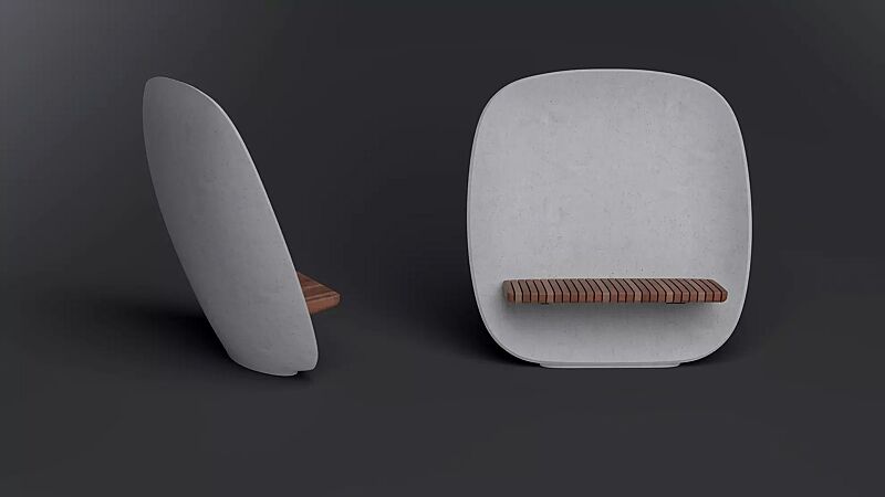 Sitzbank SATELLITE mit Jatobaholzbelattung