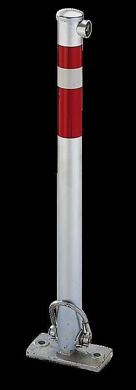Sperrpfosten REUS mit Fußpedal, Dreikantschloss