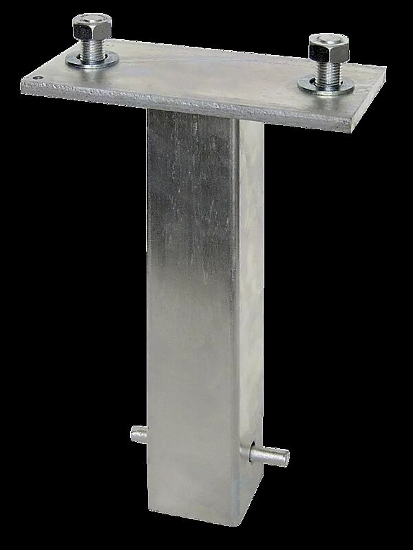 Bodenanker zum Einbetonieren aus Stahl feuerverzinkt, Länge: 300 mm