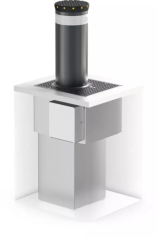 Poller MATHA - automatisch versenkbar, in RAL 7016 anthrazitgrau