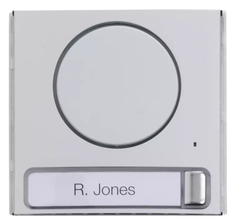 Modulare Außenstation LAURIS, Audiomodul mit Statusanzeige, mit 1 Klingeltaster, inklusive Abdeckung