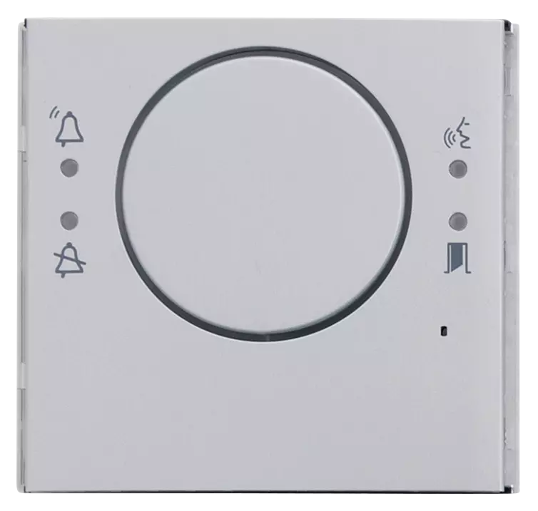 Modulare Außenstation LAURIS, Audiomodul mit Statusanzeige, ohne Klingeltaster, inklusive Abdeckung