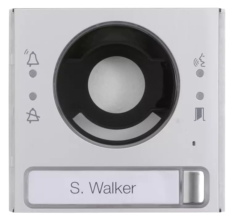 Audio/Videomodul mit Statusanzeige LAURIS, mit 1 Klingeltaster