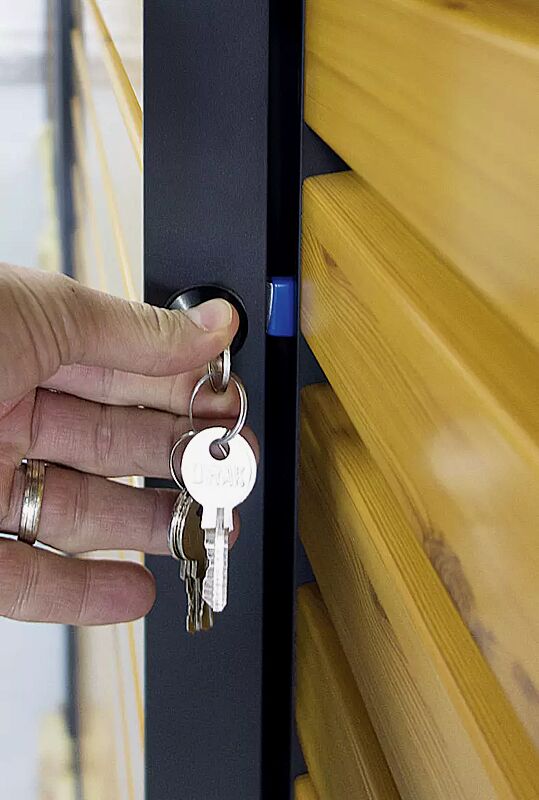 Zylinderschloss mit Schließzylinder rund