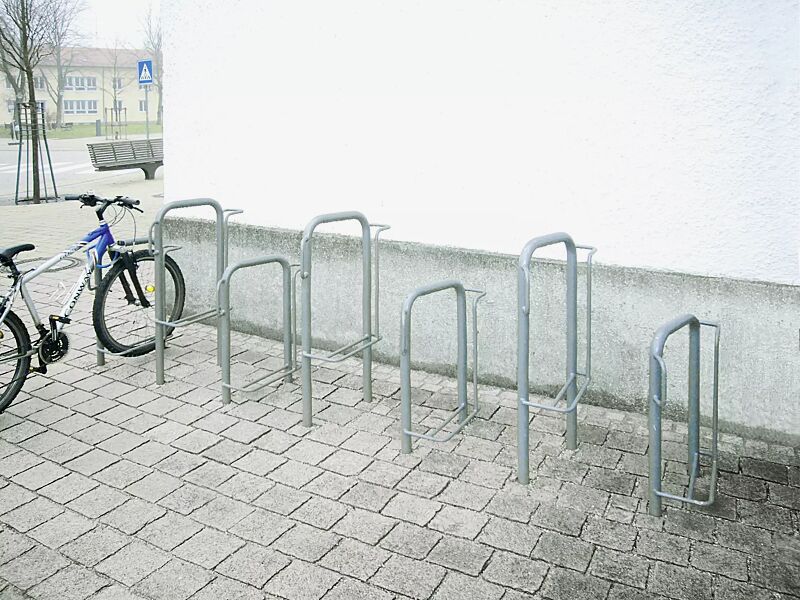 Fahrradparker MISSOURI-LIGHT einseitig, 90°, feuerverzinkt