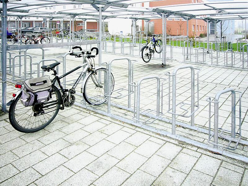 Fahrradparker MISSOURI-LIGHT doppelseitig, 90°, feuerverzinkt