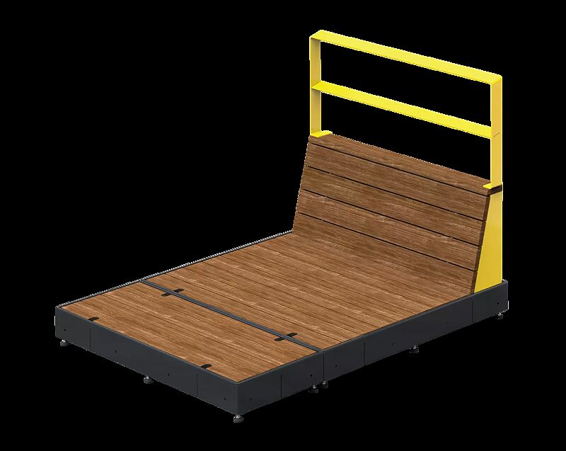 Parklet NURMES mit Geländer, Modul 2