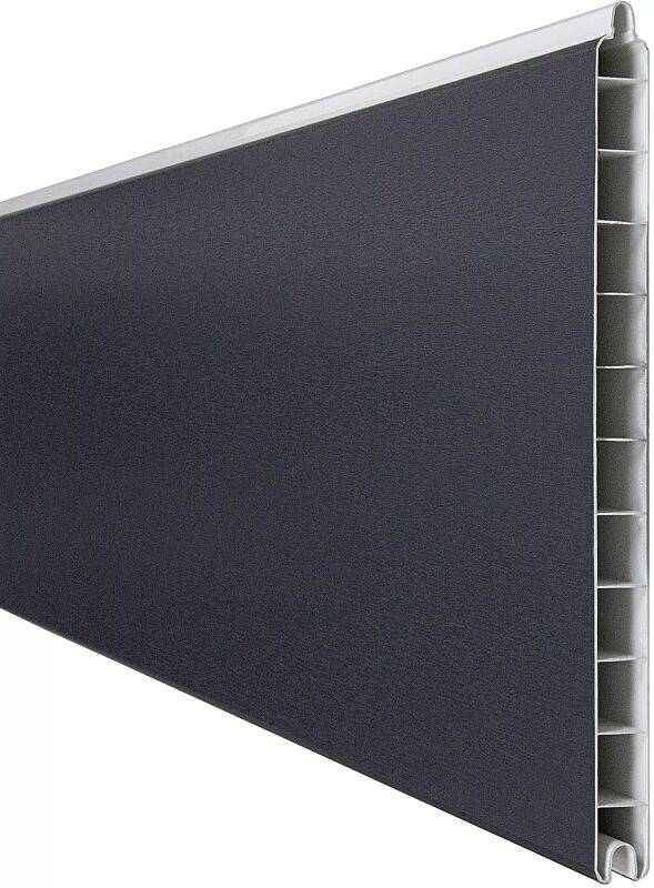 Wandelement foliert in anthrazitgrau