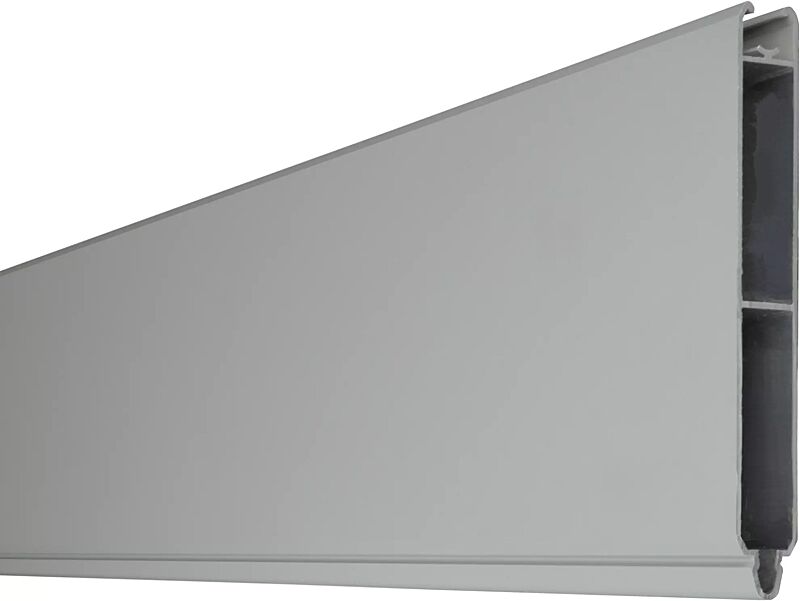 Wandelement in silbergrau